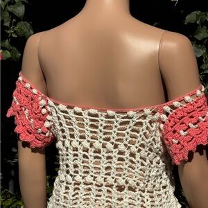 Chic Crochet Off-Shoulder Top